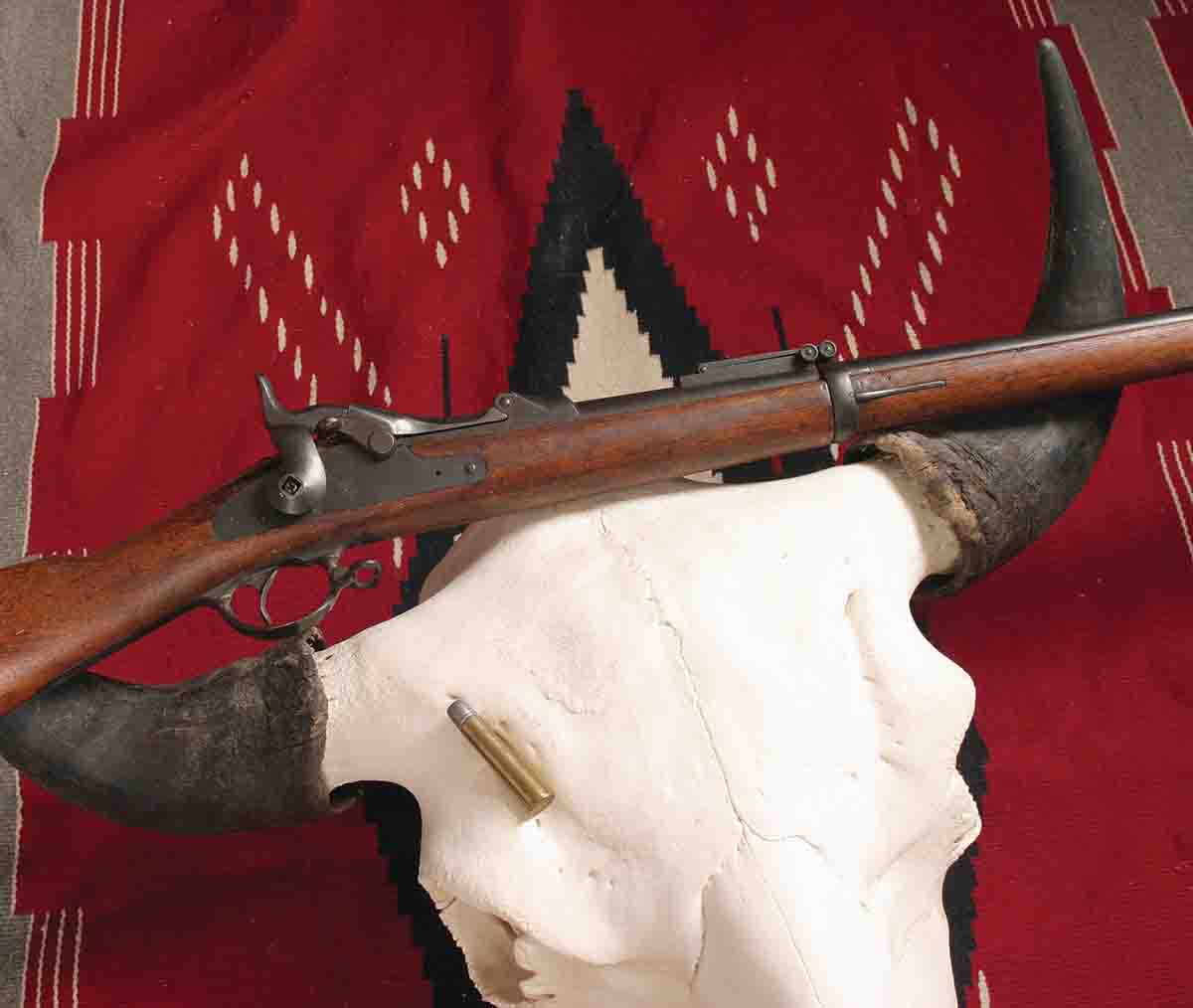 The .45-70 probably took more bison than any other cartridge, because rifles and ammunition were widely available, and it worked, despite ballistics that would disqualify it as a “true” big bore among many twenty-first-century hunters.